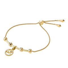 Michael Kors Gold-Plated Logo Slider Bracelet
