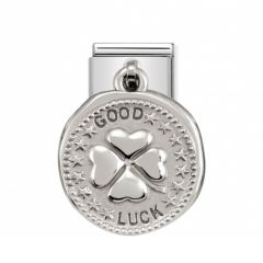 Nomination Composable Classic Steel and Silver Good Luck Charm 
