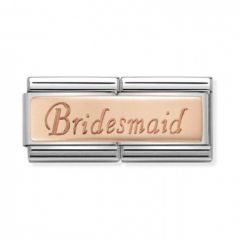Nomination Composable Classic Bridesmaid Double Link Rose Charm