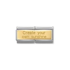 Nomination Create Your Own Sunshine Double Link Charm