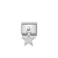 Nomination Silver Glittering Star Charm
