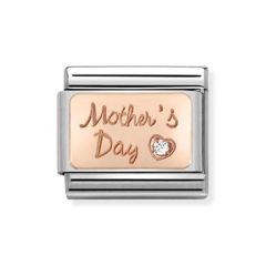 Nomination Composable Classic Mother's Day Steel & Rose Charm