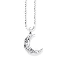 Thomas Sabo Royalty Moon Silver Necklace