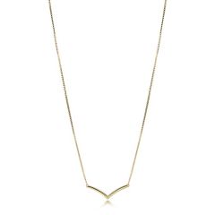 Pandora Shining Wish 14K Gold-Plated Necklace