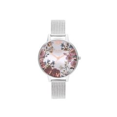 Olivia Burton British Blooms Steel & Floral 38 mm Women's Watch