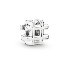PANDORA Hashtag Charm in Sterling Silver