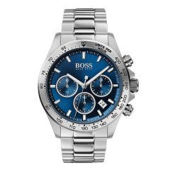 BOSS Watches Hero Steel & Blue 43 mm Men's Chronograph Watch