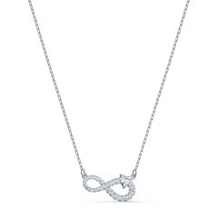 Swarovski Infinity Rhodium-Plated Necklace