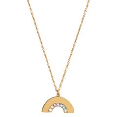 Olivia Burton Rainbow Necklace in Gold