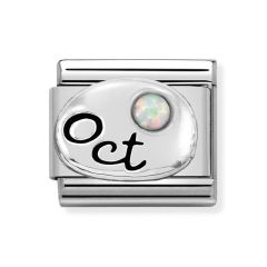 Nomination Composable Classic October Steel & Silver Charm