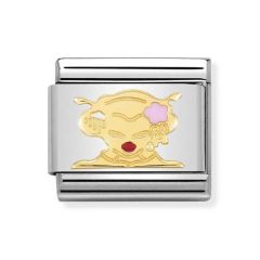 Nomination Composable Classic Geisha Steel & Gold Charm