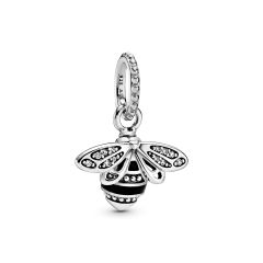 Pandora Sparkling Queen Bee Sterling Silver Pendant