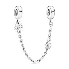 Pandora Moments Daisy Flower Silver Safety Chain
