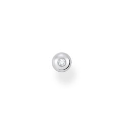 Thomas Sabo Charming White Stone Silver Single Stud Earring