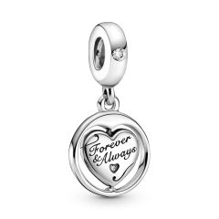 Pandora Moments Spinning Forever & Always Soulmate Dangle Charm