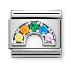 Nomination Composable Classic Steel Multicolour Rainbow Charm