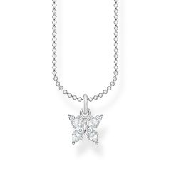 Thomas Sabo Charming Small Butterfly Silver Pendant Necklace
