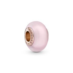 Pandora Moments Matte Pink Murano Glass Charm