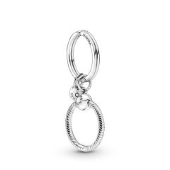 Pandora Moments Sterling Silver Charm Key Ring