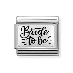 Nomination Composable Classic Bride To Be Steel & Silver Charm