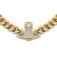 Vivienne Westwood Graziella Gold-Tone Small Chain Choker Necklace