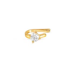 Nomination Sentimental Gold Solitaire Ear Cuff