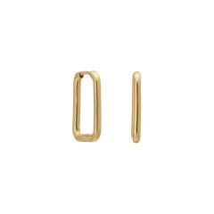 Rachel Jackson Oval Link Gold Hoop Earrings