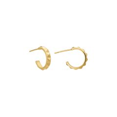 Rachel Jackson Mini Spike Gold Hoop Earrings