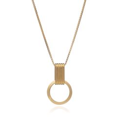 Rachel Jackson Eternity Circle Gold Necklace