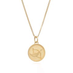 Rachel Jackson Zodiac Sagittarius Gold Coin Necklace