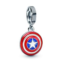 Pandora Marvel The Avengers Captain America Shield Dangle Charm