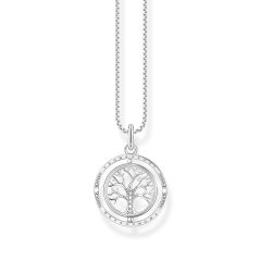 Thomas Sabo Sparkle Tree of Love Silver Pendant Necklace