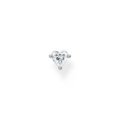 Thomas Sabo Charming Heart Silver Single Stud Earring