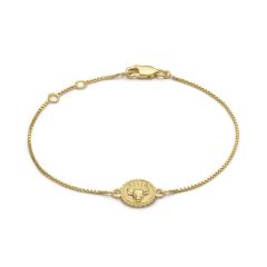 Rachel Jackson Zodiac Taurus Gold Coin Bracelet