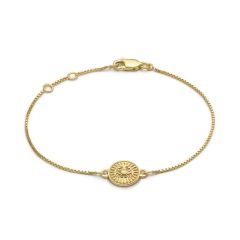Rachel Jackson Zodiac Cancer Gold Coin Bracelet