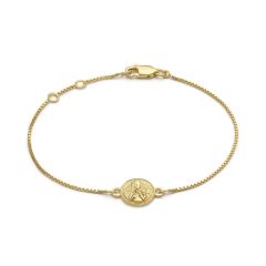 Rachel Jackson Zodiac Virgo Gold Coin Bracelet