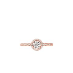 Michael Kors Precious Sparkle Rose-Gold Plated Halo Ring