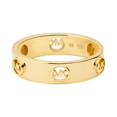 Michael Kors Logo Gold Plated Band Ring
