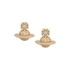 Vivienne Westwood Carmela Gold-Tone Stud Earrings
