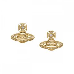 Vivienne Westwood Hermine Gold-Tone Stud Earrings