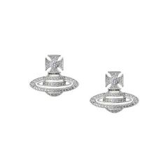 Vivienne Westwood Hermine Silver-Tone Stud Earrings