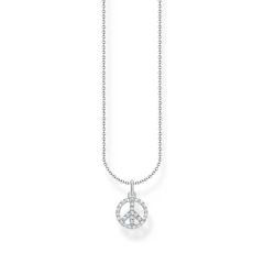 Thomas Sabo Peace Sparkle Silver Necklace