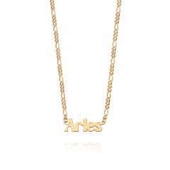 Daisy Aries Zodiac 18CT Gold-Plate Necklace