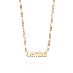 Daisy Gemini Zodiac 18CT Gold-Plate Necklace