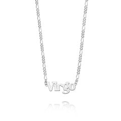 Daisy Virgo Zodiac Sterling Silver Necklace