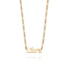 Daisy Libra Zodiac 18CT Gold-Plate Necklace
