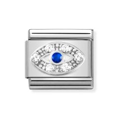 Nomination Composable Classic Sparkling Eye Silver & Steel Charm