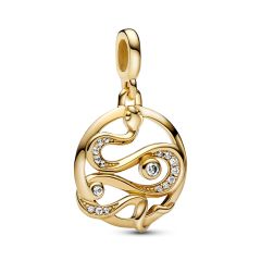 Pandora Me Collection Pav&eacute; Snake Medallion Charm