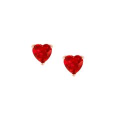 Nomination Sweetrock Rose-Gold Heart Stud Earrings