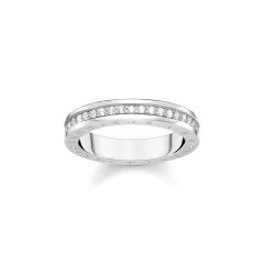 Thomas Sabo White Stones Sparkle Silver Ring